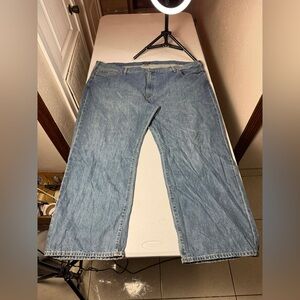 Polo Ralph Lauren Men Hampton Relaxed Straight Jeans 52X30 Blue Pocket Denim NEW